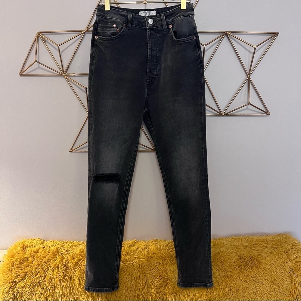 We The Free Dark Straight Leg Jeans, Size 27